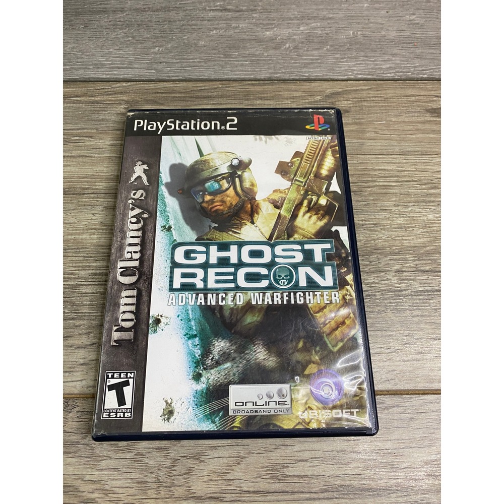 Tom Clancys Ghost Recon Advanced Warfighter Sony PlayStation 2 PS2 SLUS-21422